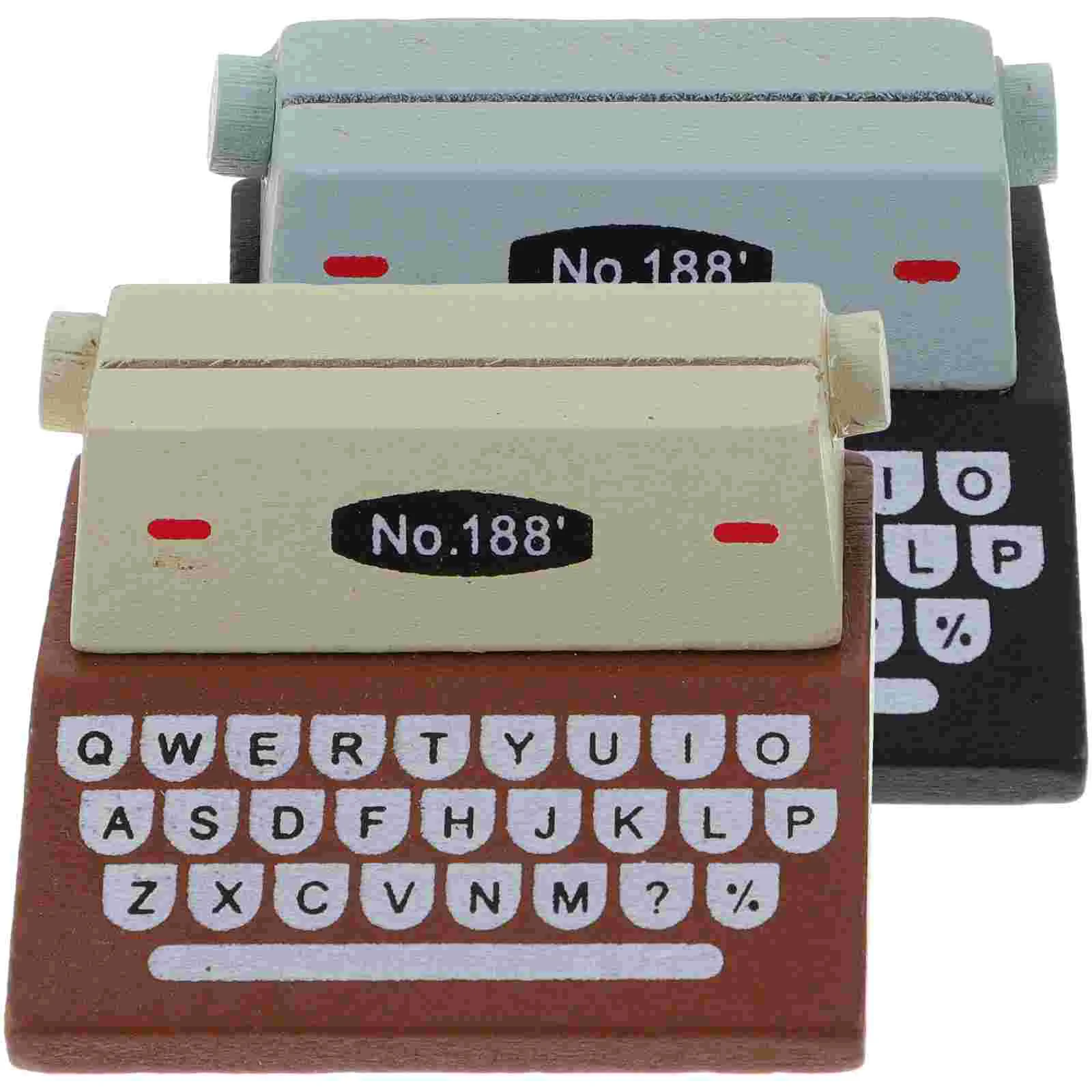 2 Pcs Memo Pad Clip Display Clips Delicate Card Picture Holder Wooden Multi-function Desktop Message Household Party Supplies