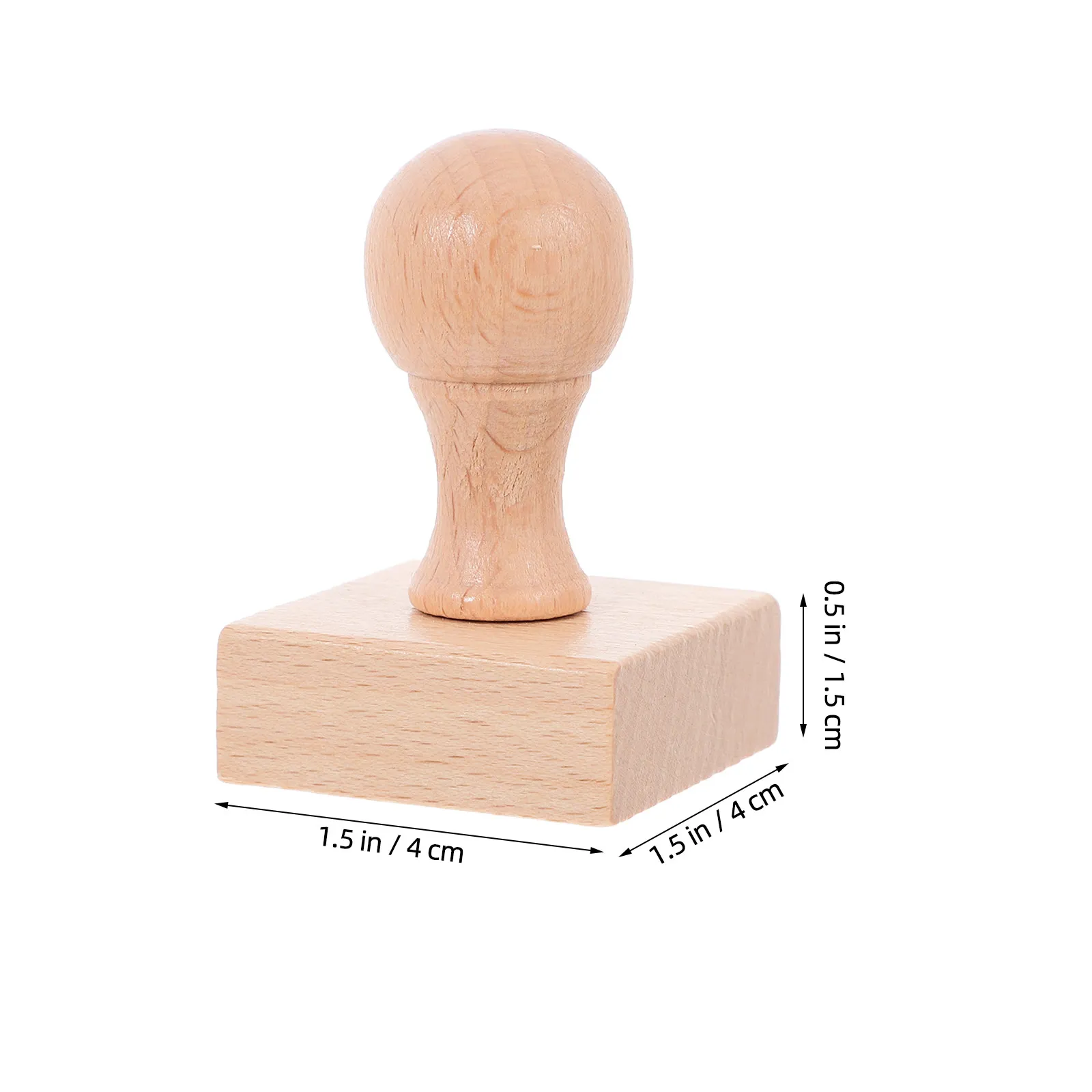 2 Stück DIY-Holzstempel für Scrapbooking, kreative, handpolierte Holzblöcke zum Basteln von Tagebüchern, Karten und Bürobedarf