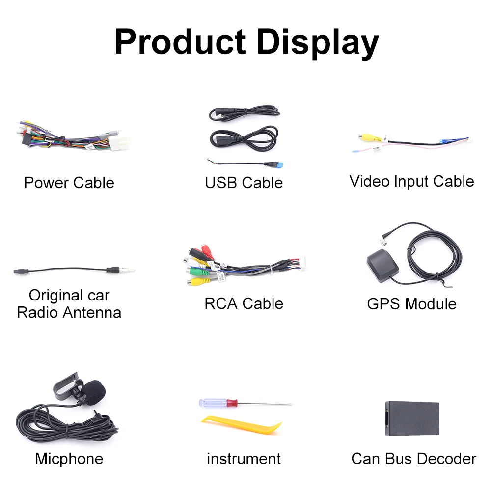 7 Inch 2 Din 1+16G 2+32G 4+64G Android 11 Car Radio WiFi 4G Car Radio Multimedia Player