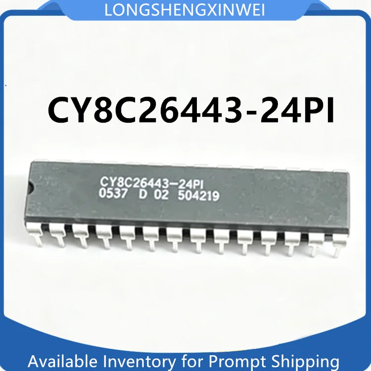 1PCS New Original CY8C26443-24PI CY8C26443 DIP28 8-bit Programmable System Chip in Stock