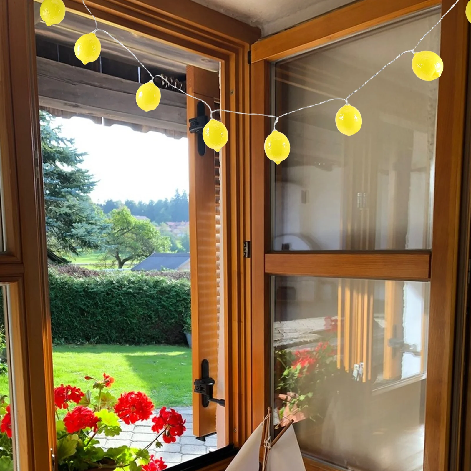 

Led Lemon String Lights 1.5M 10Leds Warm White Fairy Lights For Party Garden Wedding Holiday Home Decoration Festival