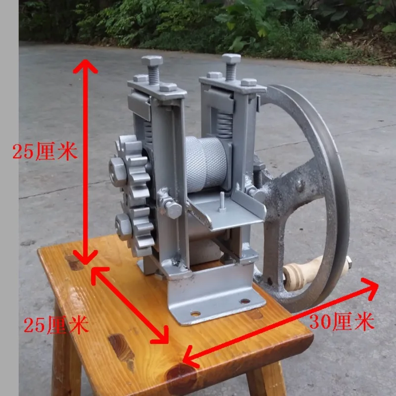 Manual Strip Breaking Machine, Hand-crank Bamboo Sheet Separation and Opening Machine