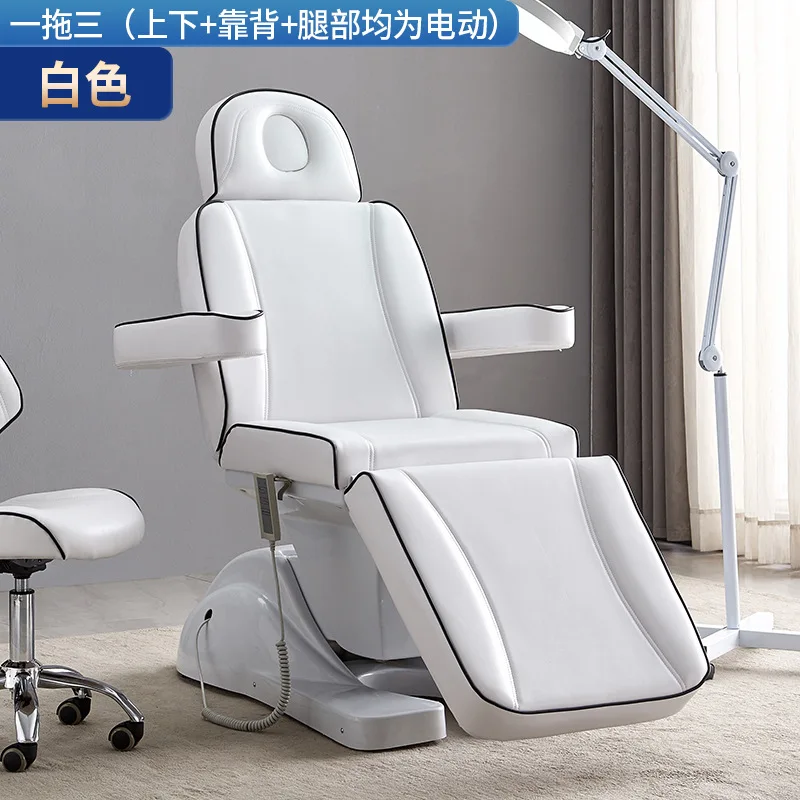 Multifunctional electric beauty bed, full-automatic lifting and high-end medical beauty for beauty salons.