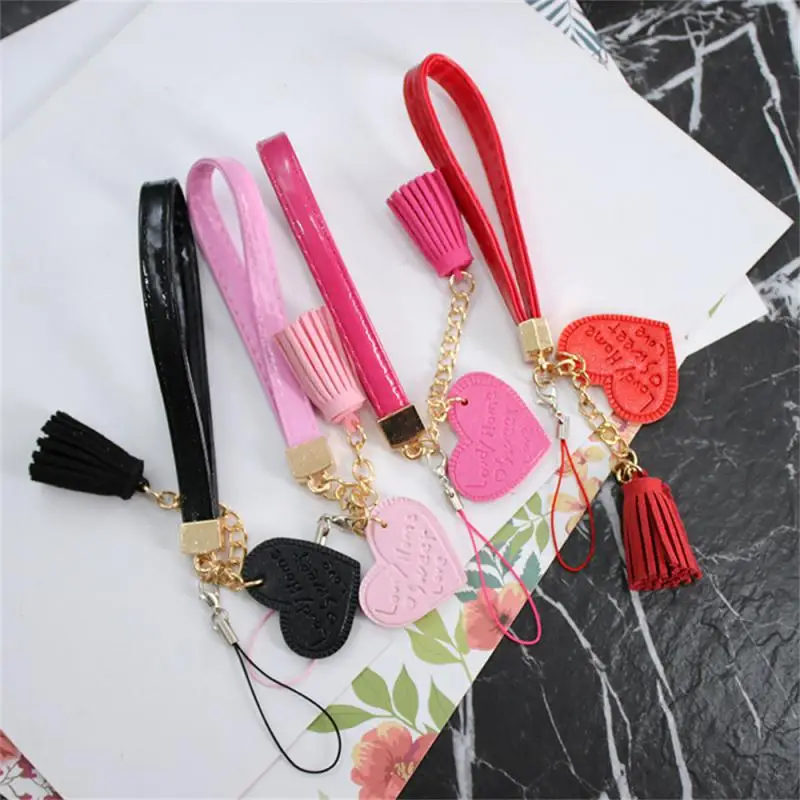 Lanyard Durable Color Simple Pendant Handmade Accessories Love Practical Fashion Mobile Phone Peripherals Short Portable Mini