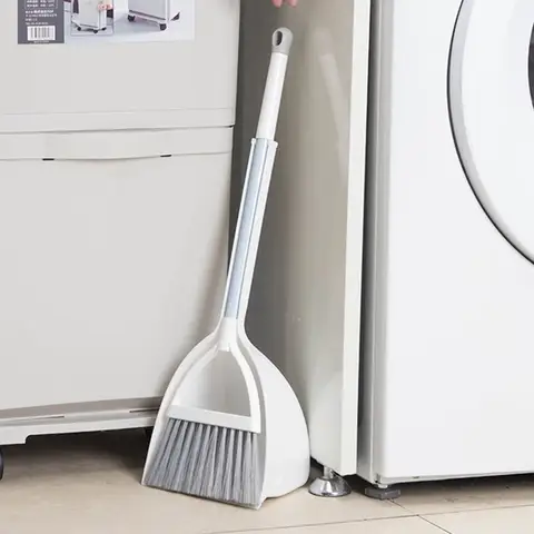 Pettine per scopa e paletta per la casa, cucina, lavori domestici, pulizia artigianale, piccolo impronta e facile da riporre