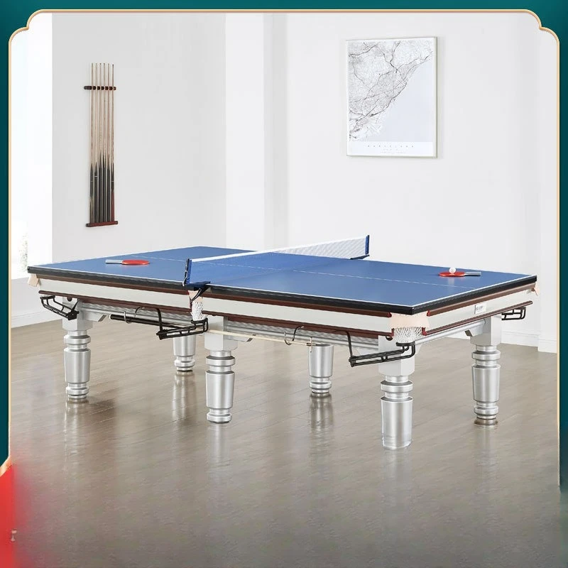 Tavolo da biliardo Tavolo da biliardo nero otto Ritorno automatico tennis due in uno