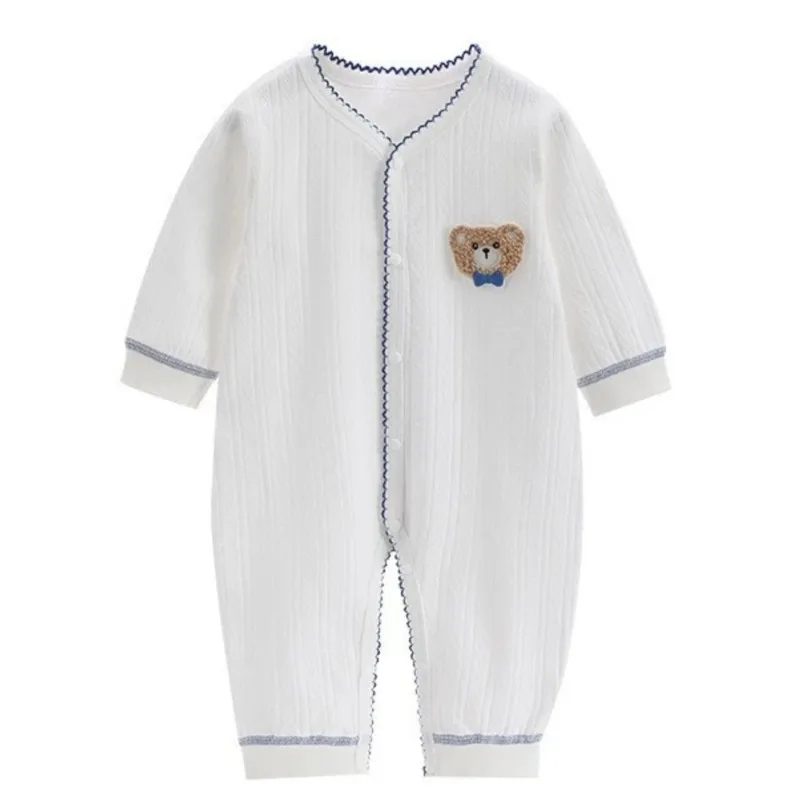 

3-24M Newborn Baby Spring Summer Clothes Infant Jacket for Girls Jumpsuit for Boys Soft Cotton Bebe Romper Baby Clothes