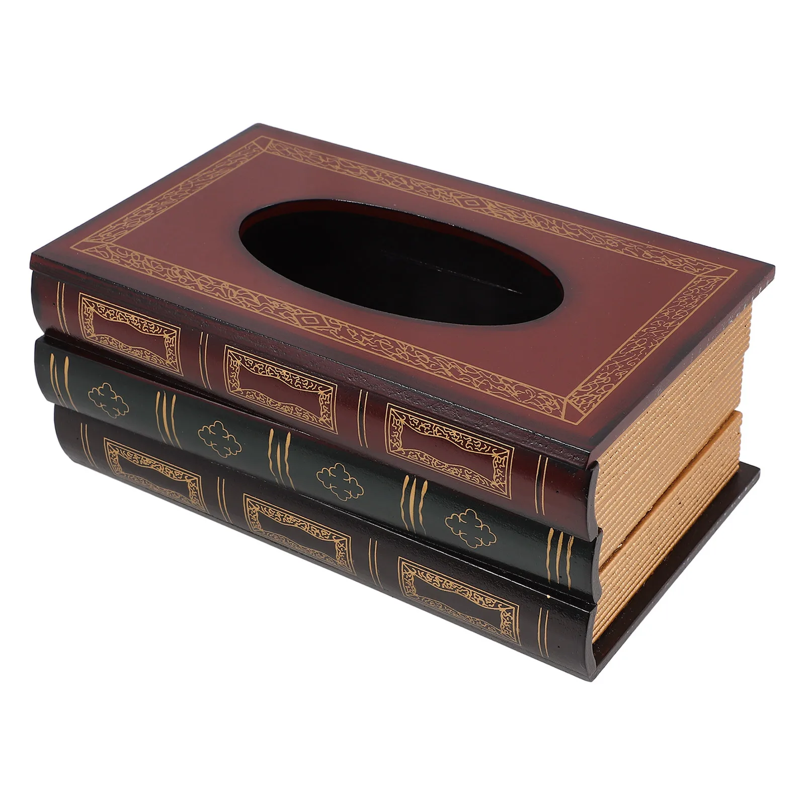 

Minimalist Wooden Tissue Box Cover Reusable Easy Clean Tissue Holder Large Capacity Desk Organizer Style Decor