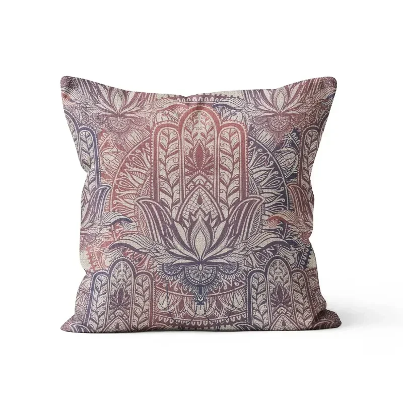 

Bohemia Pillow Case Mandala Boho Retro Print Decorative Cushion Cover for Sofa Car Couch Pillow Cover cm