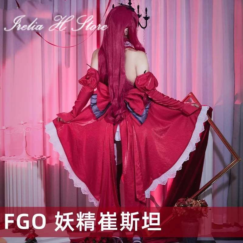 متوفر في المخزون Irelia H Tristan من FGO Fate/Grand Order Tristan أزياء تنكرية للنساء فستان ألعاب نسائي