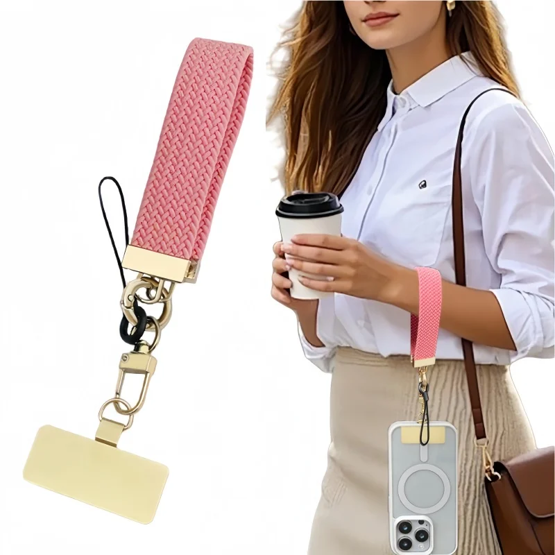 

Braided Wrist Strap Lanyard, Keychain for Car/Phone/Camera/Wallet, Universal Cell Phone Lanyard for Women and Men (Multicolor)