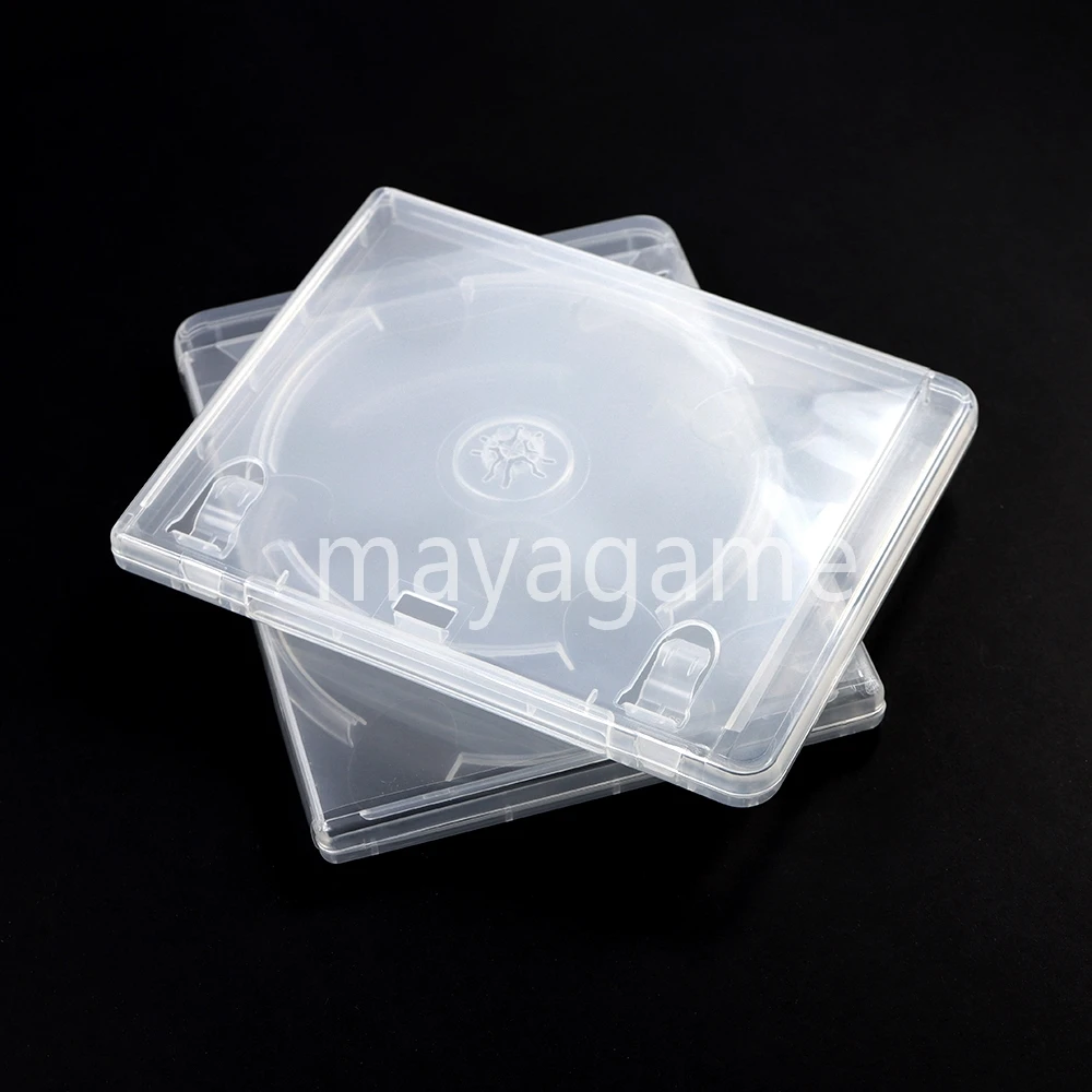 2 шт. пластиковый корпус для дисков CD DVD емкостью ящик для хранения для PS2 PS3