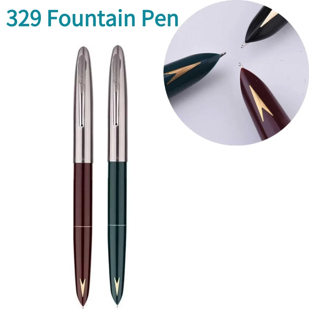 

Перьевая ручка, канцелярские принадлежности, офисные школьные перьевые ручки, стальные роликовые принадлежности, чернила для письма 329, перьевая ручка