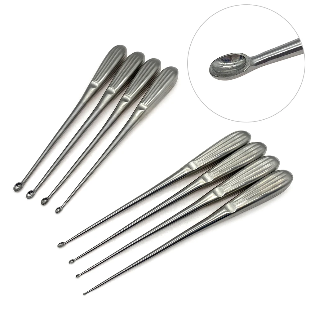 Bone Curette 1-7mm Orthopedics Surgical Instruments 1pc Stainless Steel