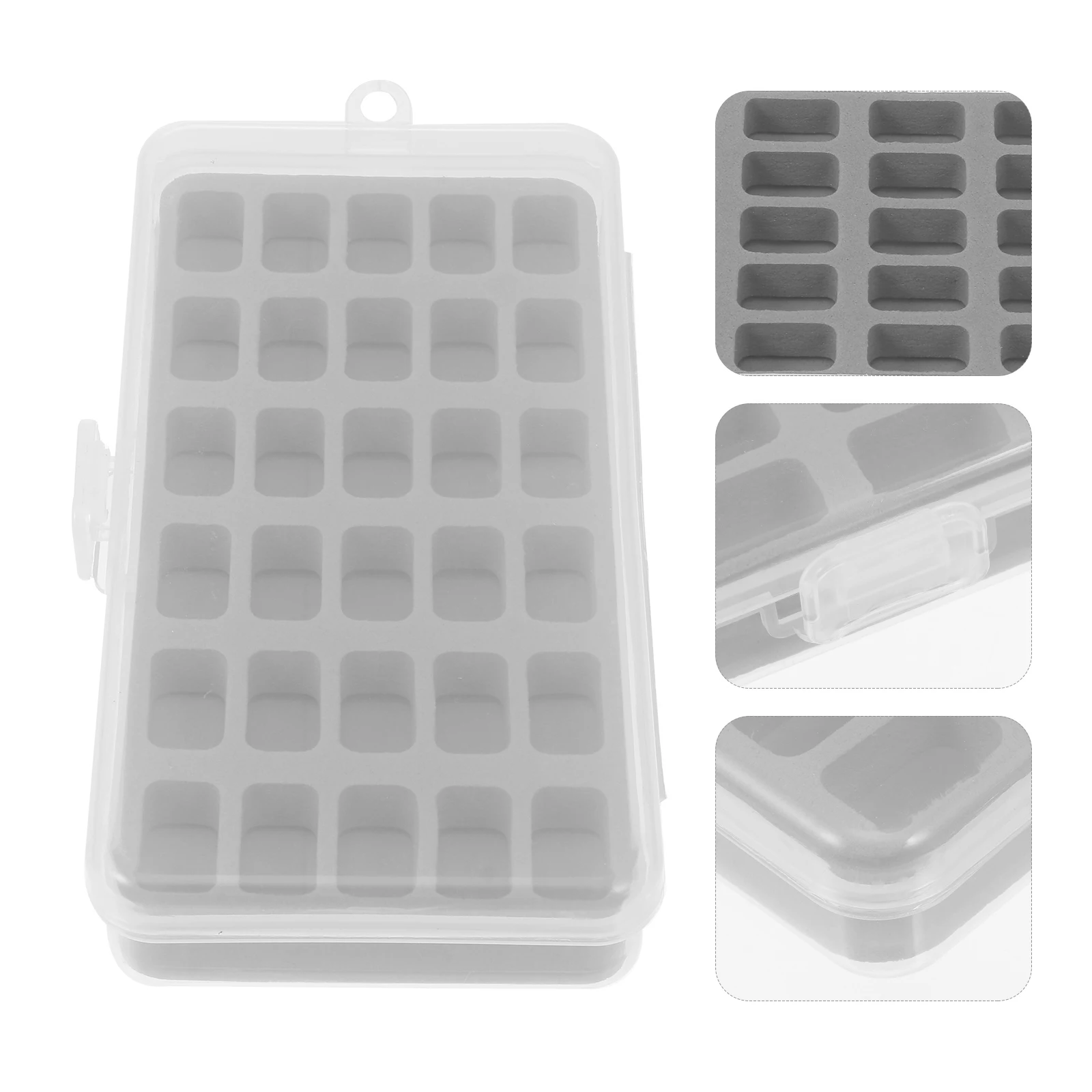

1pc Case 30 Slots Sewing Supplies Bobbin Storage Box Durable Bobbin Organizer Home Use Easy Storage Bobbins Container Case