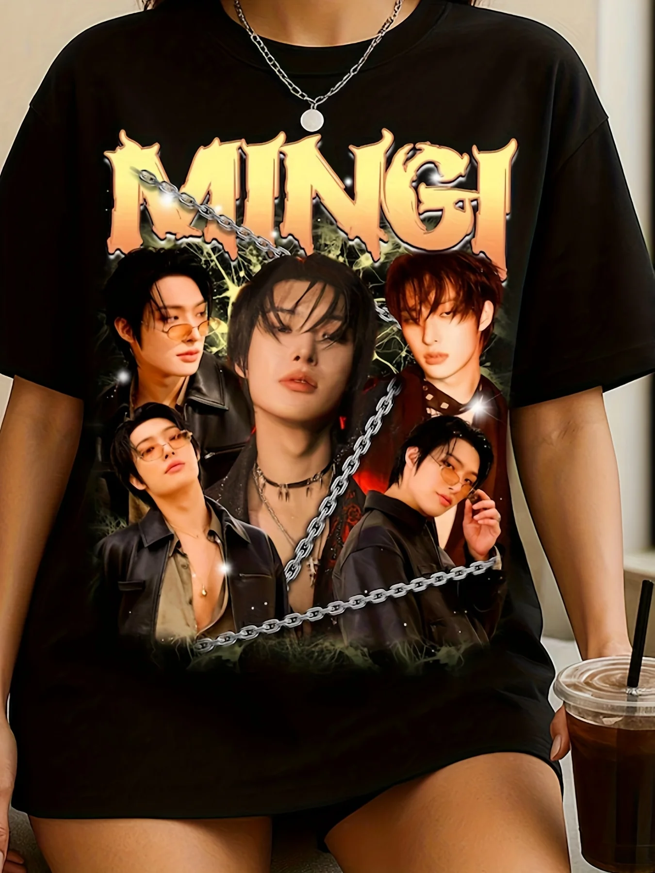 ATEEZ Retro BenQ T-shirt graphique noir pour hommes ? Conception de membre du groupe MING & ATEEZ avec perle pop citron et heure d'or partie 3 Art ATEEZ Retro BenQ T-shirt graphique noir pour hommes ? Conception de membre du groupe MING & ATEEZ avec perle pop citron et heure d'or partie 3 Art