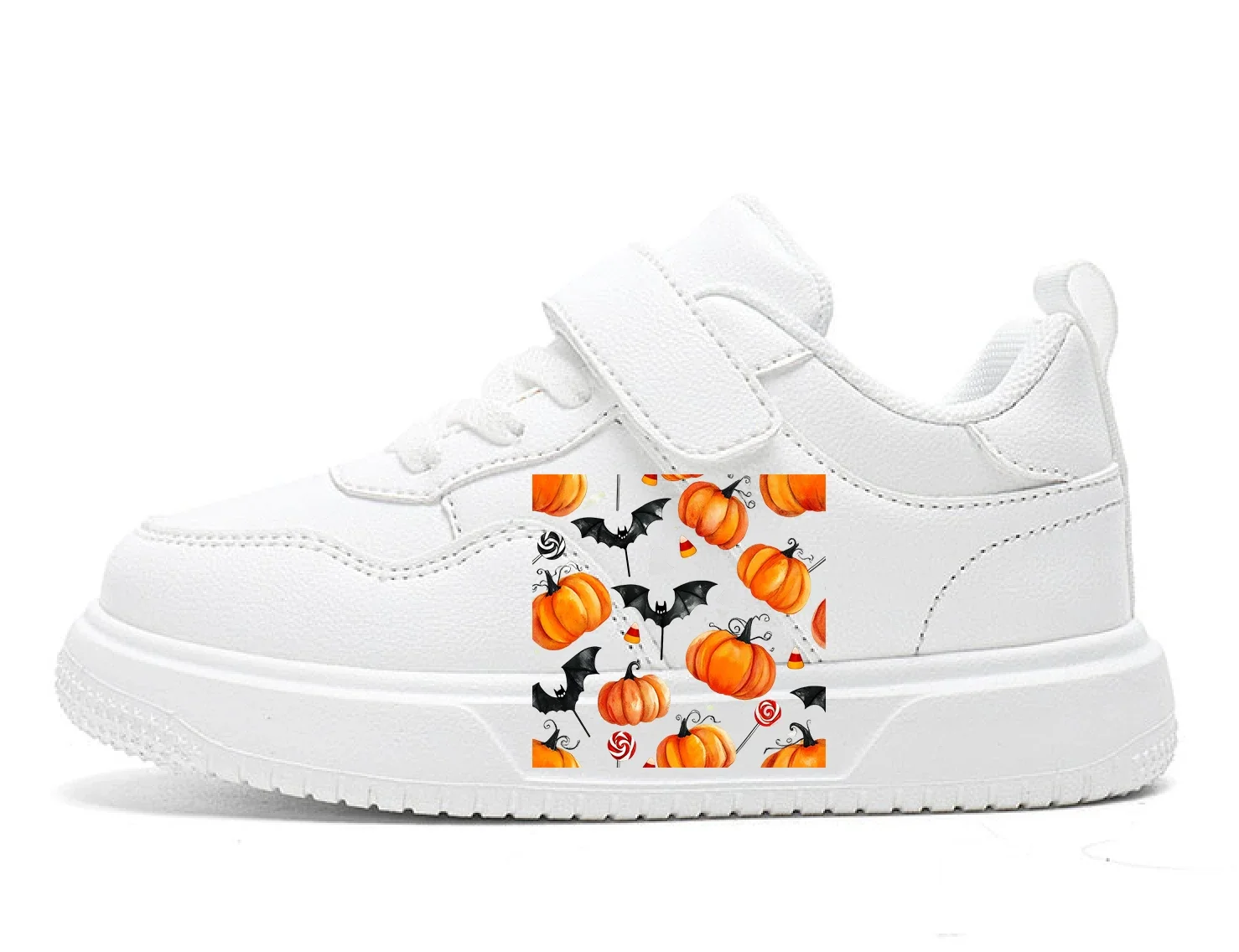 

Children's Shoes Happy Halloween Outdoor Sport Sneakers Cartoon Print Anti-slip Student Shoes Boys Kids Soft Sportschuhe Kinder