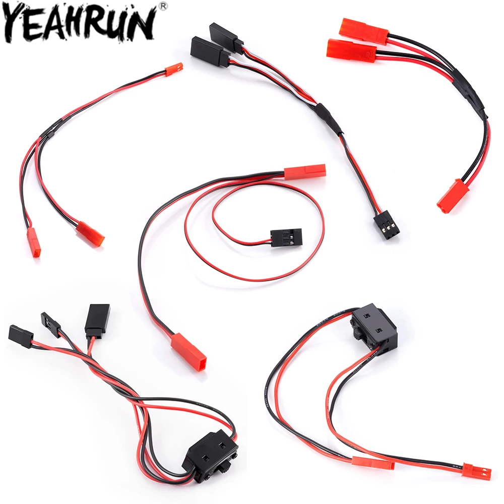 YEAHRUN 1Pcs Servo Extension Cable JST JR Servo Wire Male Female Connector for RC Model DIY Parts