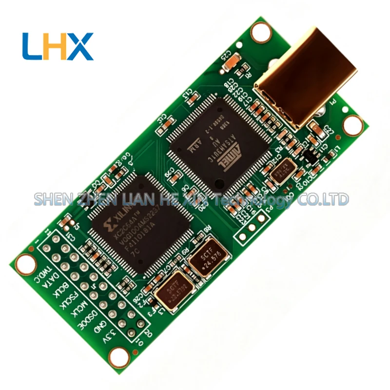 USB digital interface sound card audio module supports IIS/I2S and enables upgrade of DSD decoder in stock