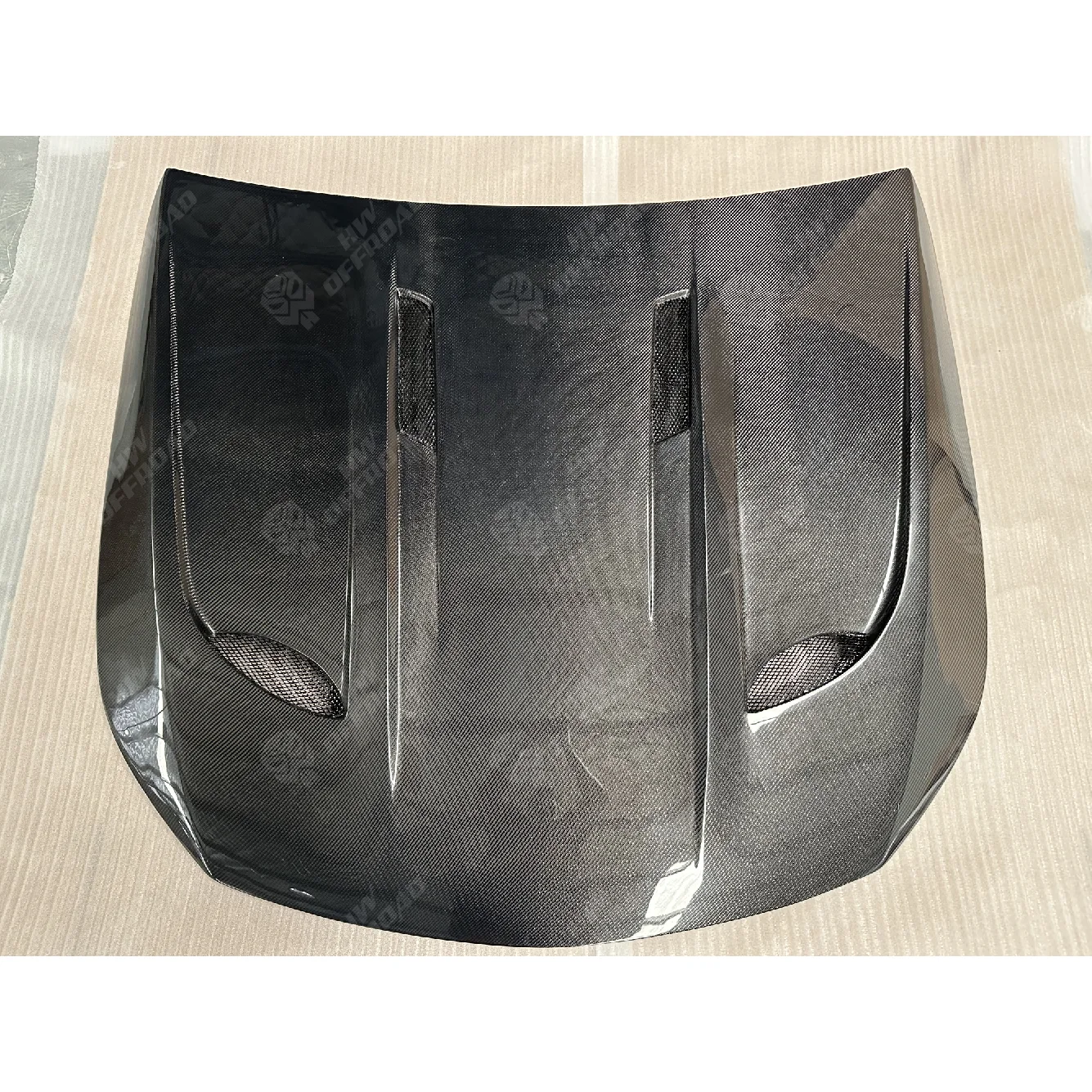 

4X4 Pickup Engine Cover Full Dry Carbon Fiber for Mercedes-Benz W206 C200 C260 C300 2021+ GT50 Hood Bonnet Cover Trim