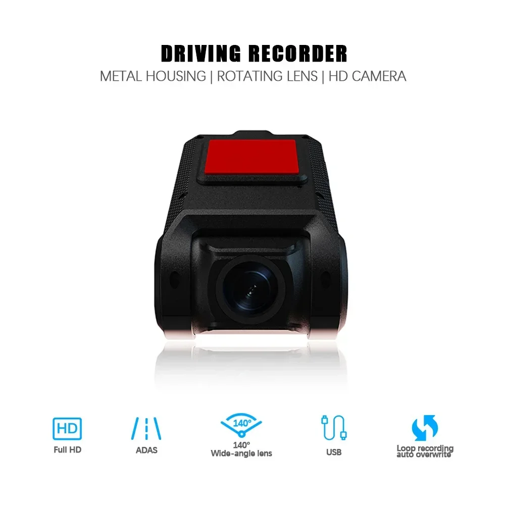 

LS ADAS USB Dash Camera Car DVR U2 Night Recorders Camera Full HD Hidden Type Auto Video Recorders for Android Radio Player