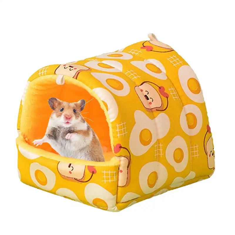 Hedgehog Bed Bunny House Cozy Hamster House Bunny Beds Small Animal Bed With Thickened Design For Bunny Hamster Ferret Hamsters