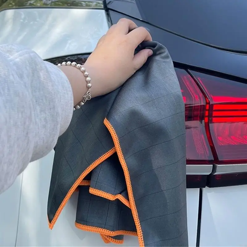 3Pcs Carbon Fiber Cleaning Cloth For Car Window Kitchen Surfaces High Absorbency B95B