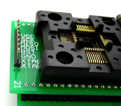 HAILANGNIAO 1PCS PROGRAMMER SOCKET TQFP44 QFP44/ PQFP44 TO DIP40 adapter socket support MPU-51 chip
