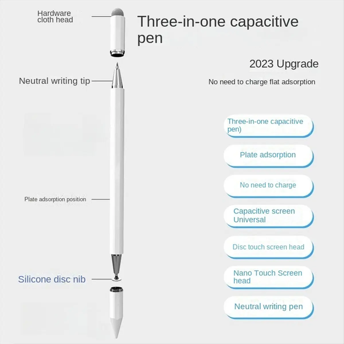HDL For Apple Pencil for Ipad Pro Air Mini Universal Android Stylus Pens for Samsung Xiaomi Huawei Redmi Tablet Touch Pen