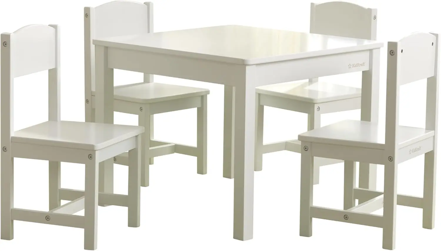 Chairs Set, Children's Furniture for Arts & Activity - White