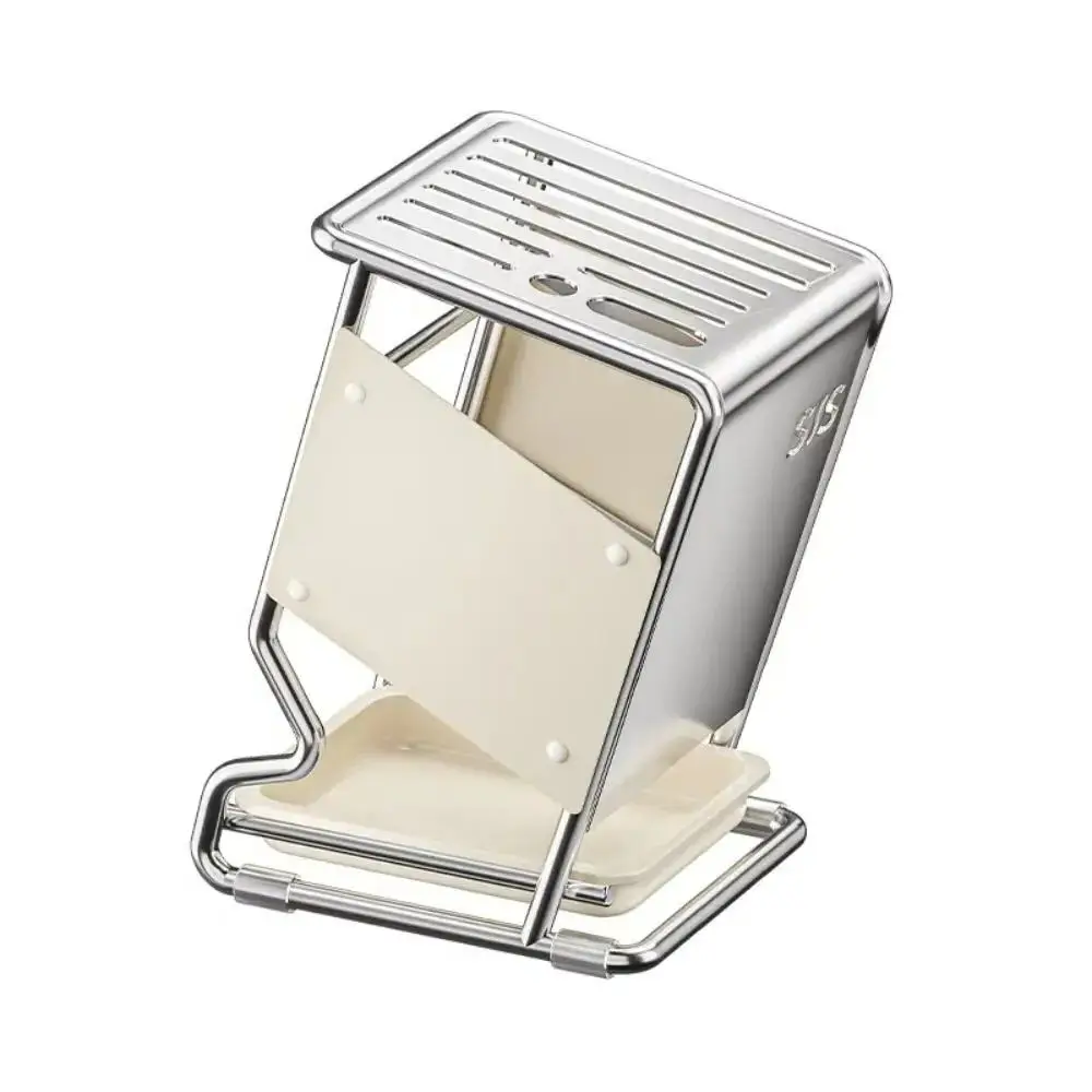 

Stainless Steel Knife Holder with Chopstick Storage Multifunctional Countertop Organizer for Kitchen Tools and Knife