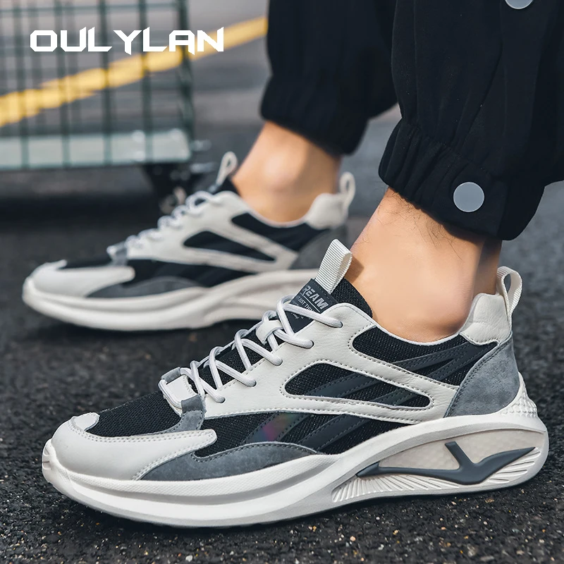 Breathable Men Running Shoes Lightweight Men Sneakers Anti-slip Outdoor Men's Sneakers Soft Sports Shoes Walking Tennis