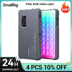 SmallRig-Lampe vidéo P96L RGB, éclairage portable pour caméra, remplissage de documents complet, CRI 96 +, aste, 3489B