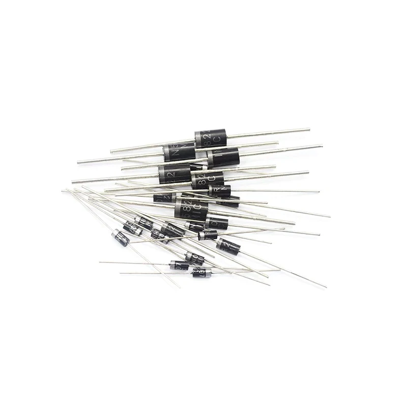 10st Schottky Diodes 1n5819 1a 40V Directe Plug Diode