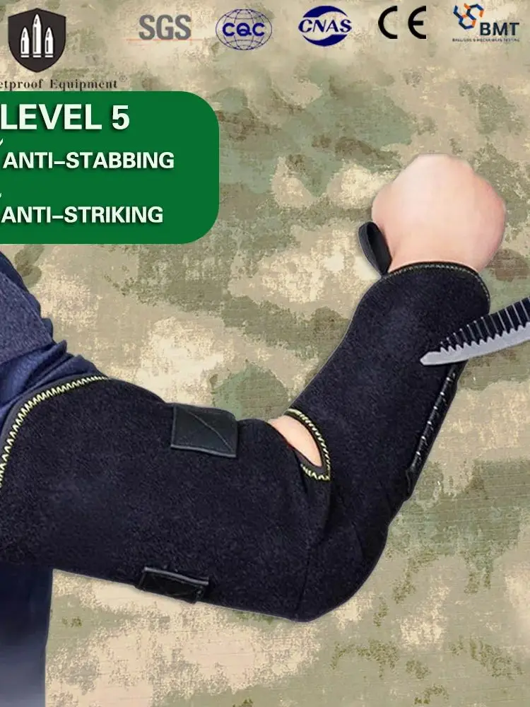 Protège-bras et épaulettes Anti-coup de niveau 5, équipement de moto résistant aux coupures, protection des coudes Anti-perçage, sécurité extérieure