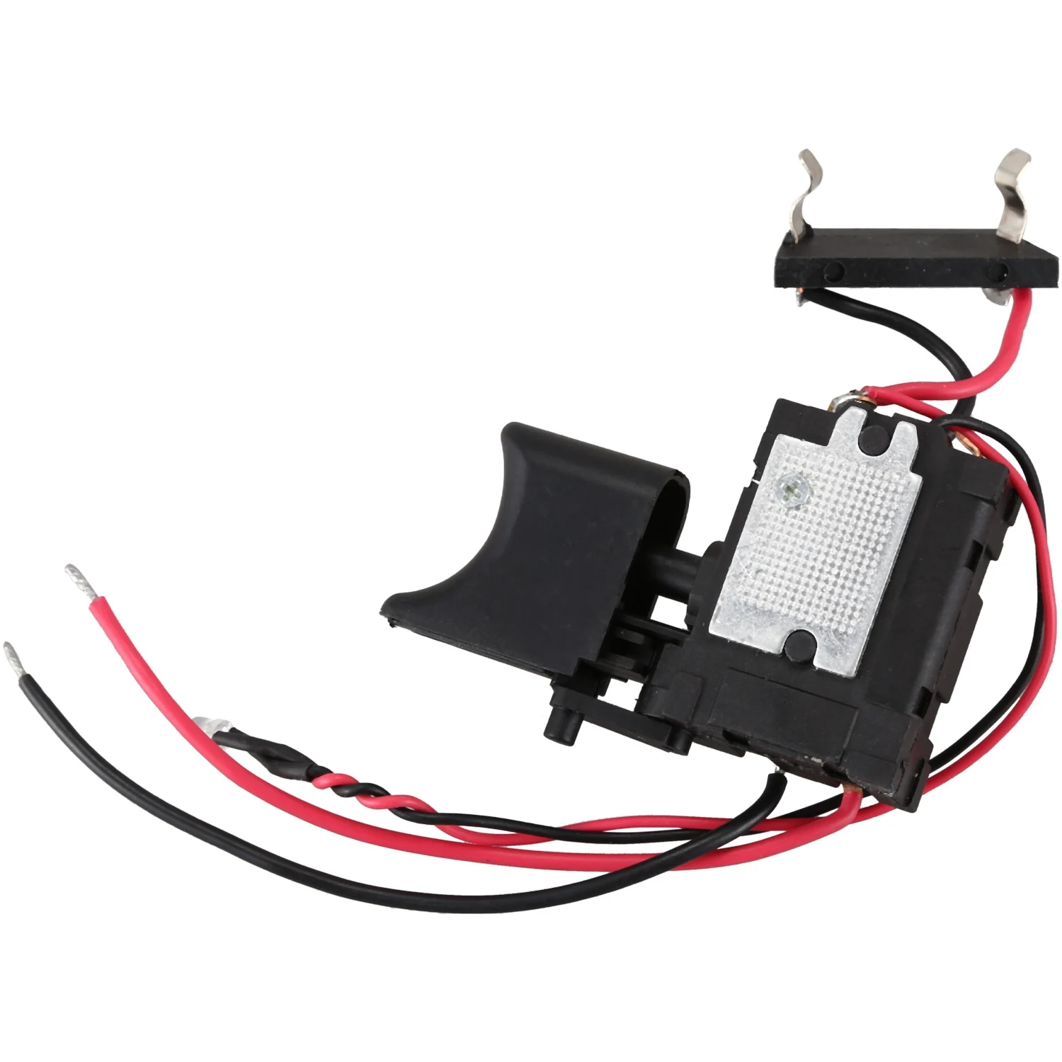 Interruptor sem fio bateria lítio, controle de velocidade, gatilho com luz pequena, 7.2 V - 24 V