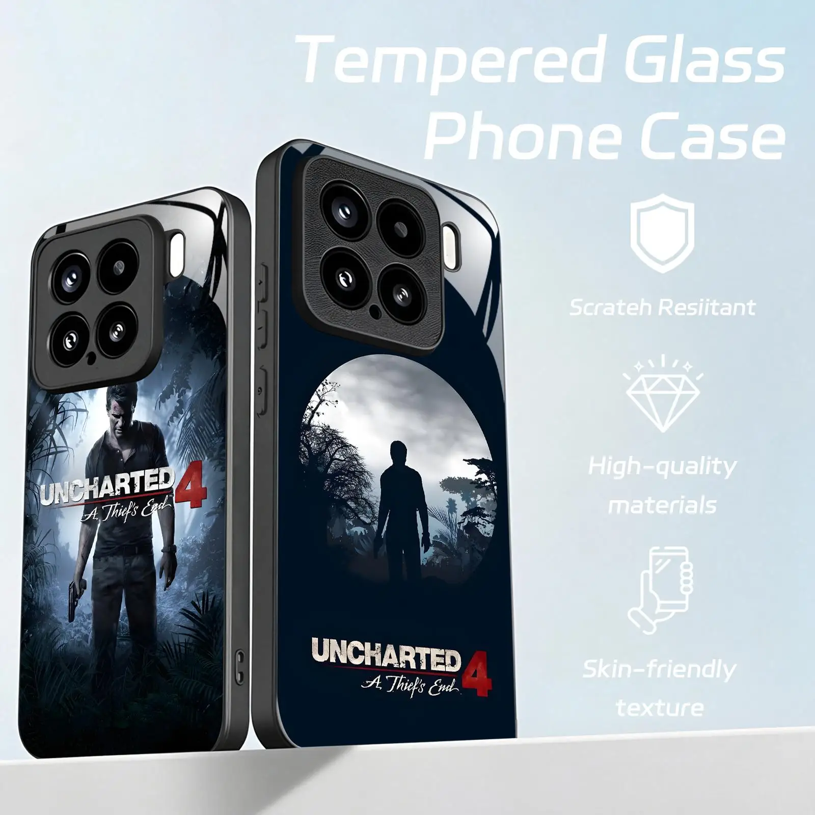 hot game Uncharted 4 A Thief's End Phone Case For Xiaomi 17 15 14 13 12 11 T Ultra Pro Tempered Glass Phone Case