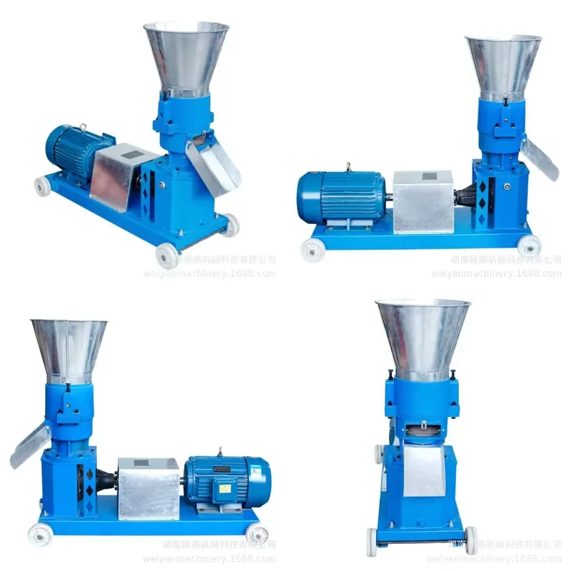 Feed Pellet Machine for Cattle Sheep Chicken Duck Pig Rabbit Household Straw Pelletizer Feed Machinery