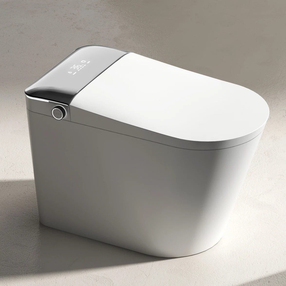 Venta Directa de Fábrica: Inodoro Eléctrico Inteligente de Una Pieza con Sensor de Descarga, Cerámico, Sanitario