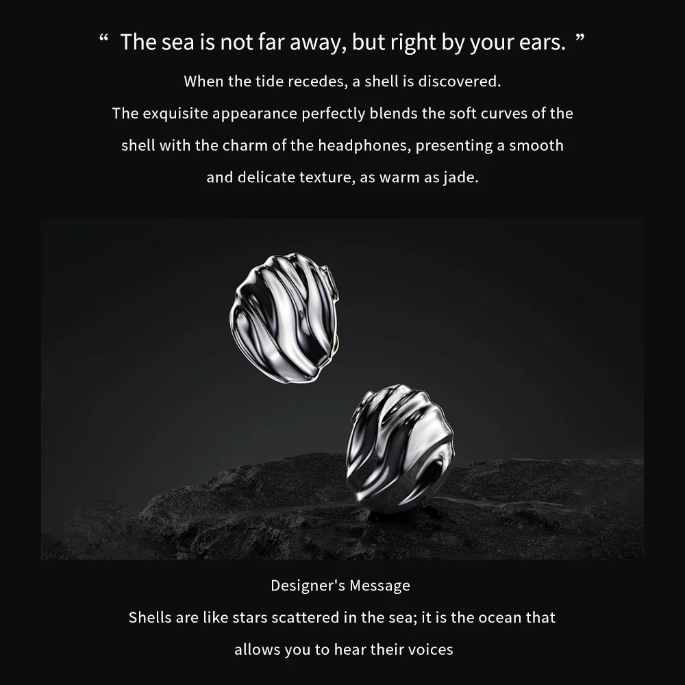 TRN SHELL Four-Unit Dynamic Driver Planar Hybrid Headphones Triple Dynamic + Planar Acoustic Architecture Headphones