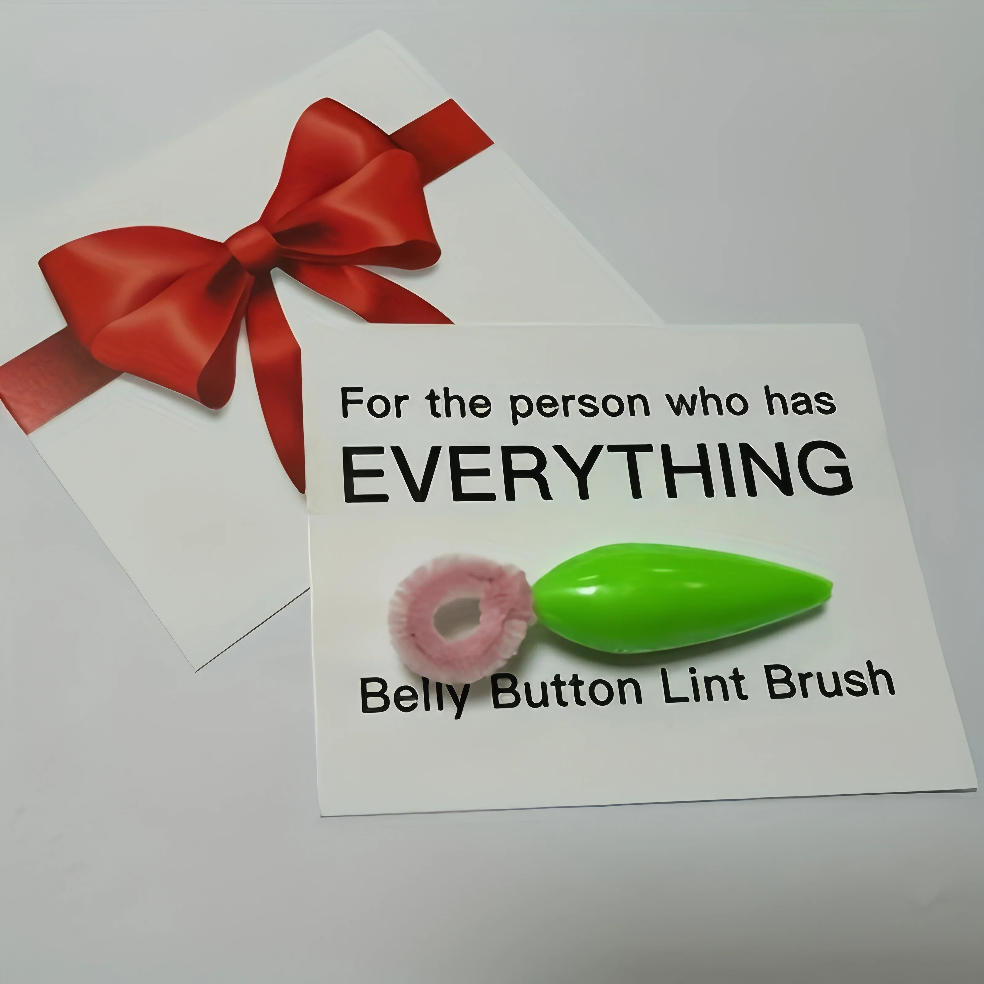 1pc Creative Green Belly Button Brush, Convenient Home Cleaning Tool, Ideal Prank Gift For Friends On Birthdays. - Detail 1