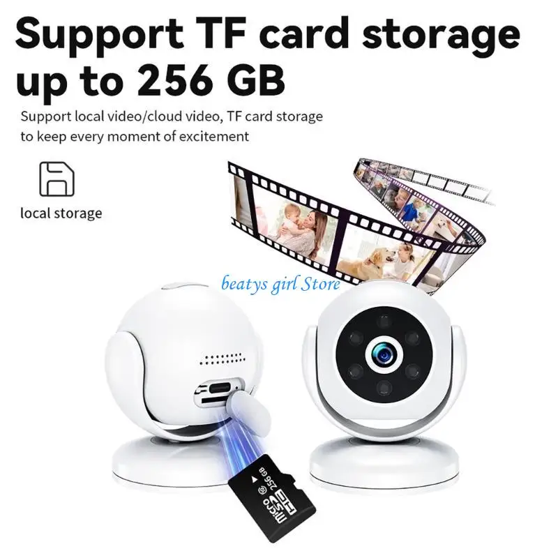

C7AB 360Degree Security Camera with Night Visual Two Way Talk Motion Detection
