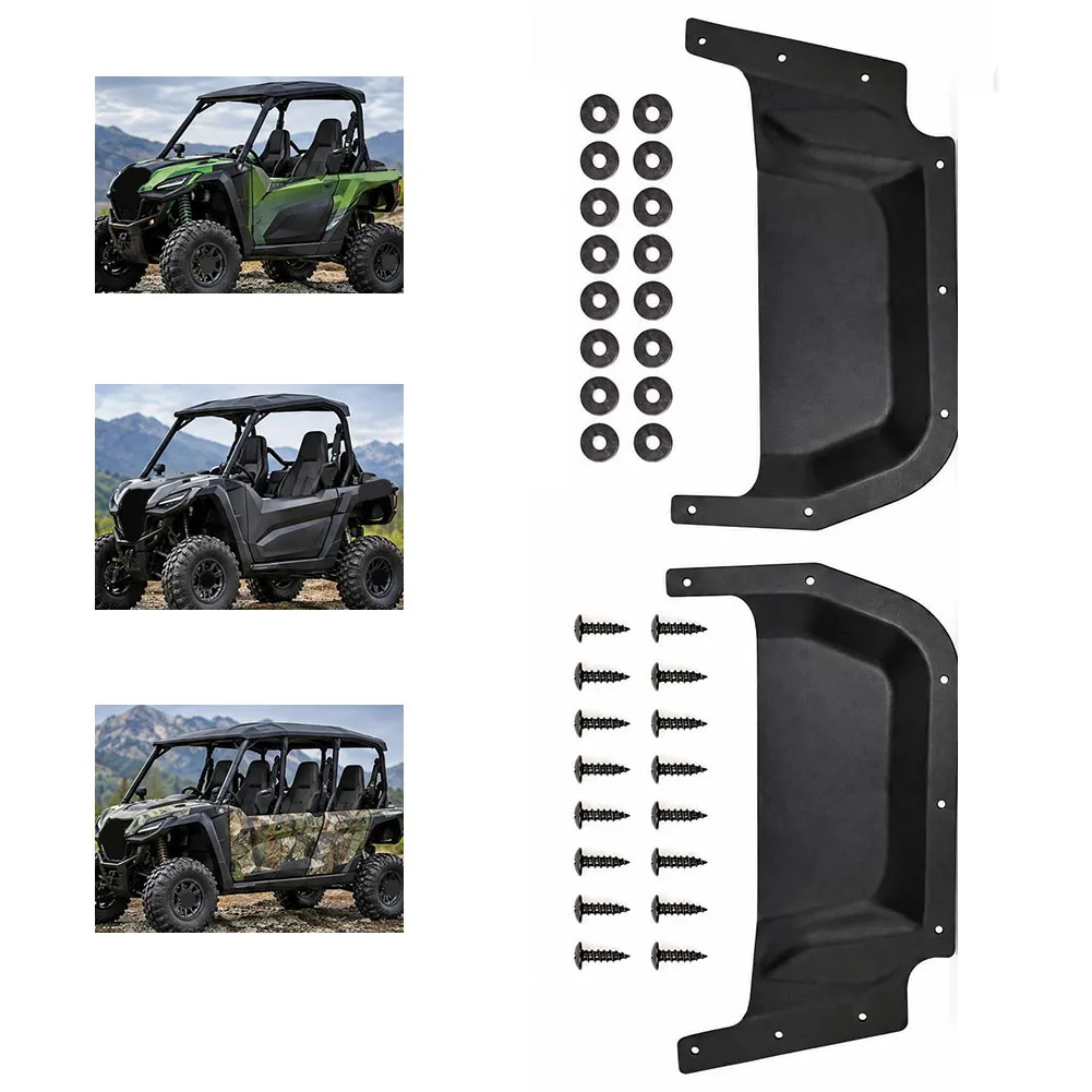 Front Door Storage Pockets Box For RMAX2 For RMAX4 1000 2021 2026 Precision 3D Scanned Interior Organizer Black