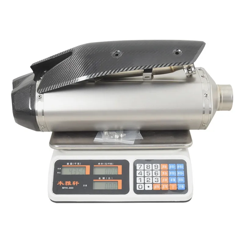 Suitable for Ka -wa sa k1 ZH2 Motorcycle Exhaust Pipe Tail Section Modification 2020-2025 Silver/Black Titanium Exhaust