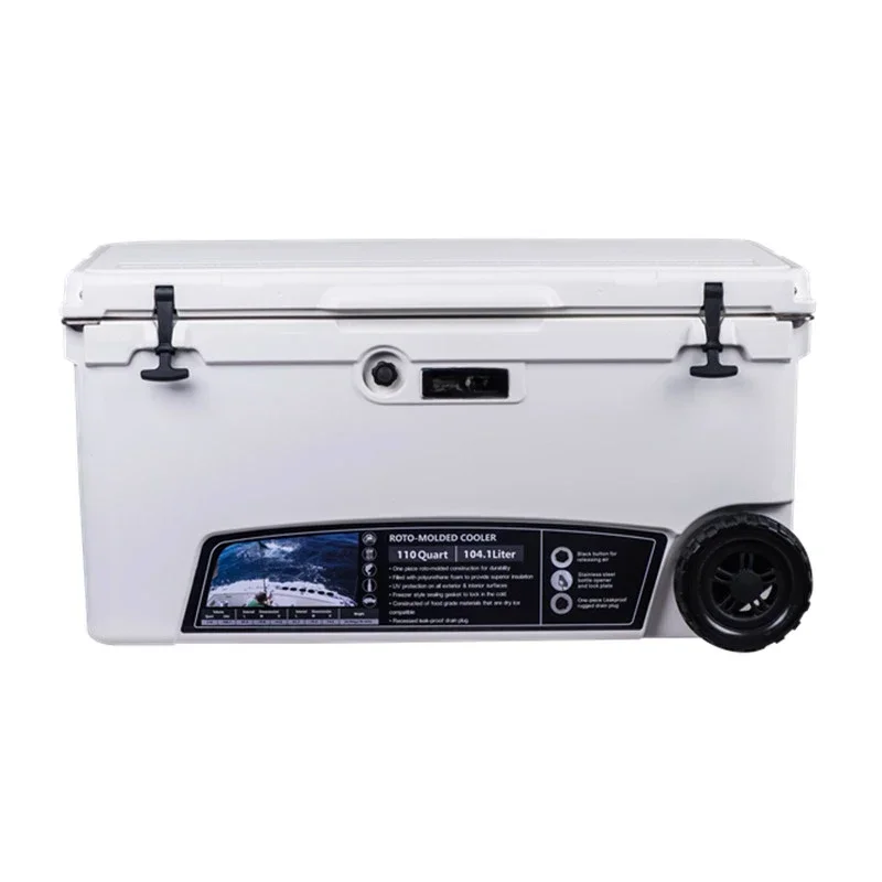 Hot SalesRotomolded Cooler Wheeled Cooler Box Waterproof Ice Chest With Wheels