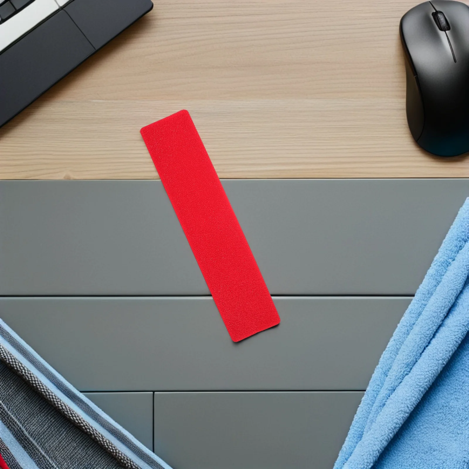 4 قطعة علامات المحكمة الرياضية مستطيلة عالية الوضوح شقة نونسليب للتنس كرة القدم كرة السلة كرة الريشة داخلي #3