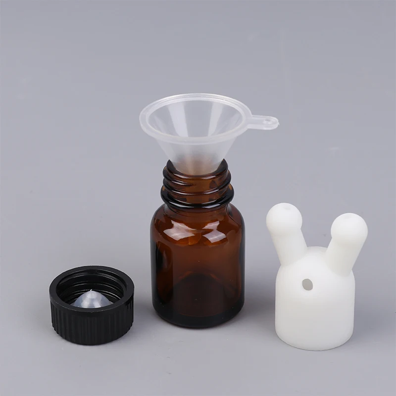 1set Leakproof Aroma Essential Oil Inhaler Cap Mini Essential Oil And Perfume Inhaler Dispenser Bottle Essential Oil Inhaler