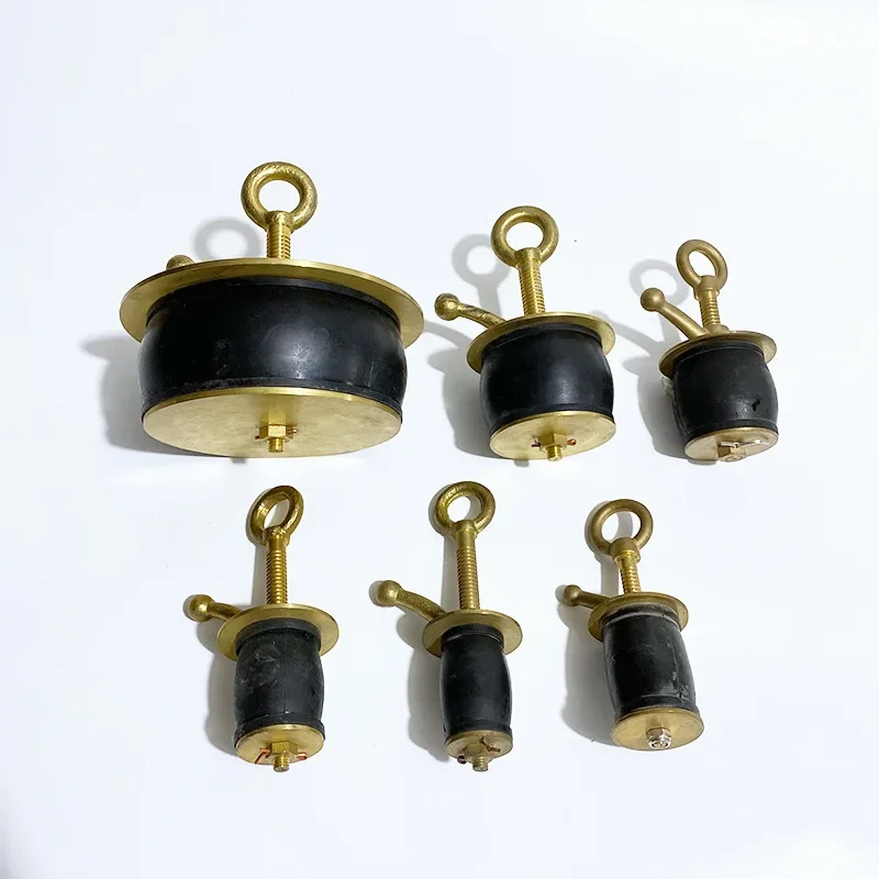 Pressure Tube With Rubber Expansion Plug Squeeze Leak Detection Tool Plugging Marine Deck Brass Rubber Stopper IMPA232481