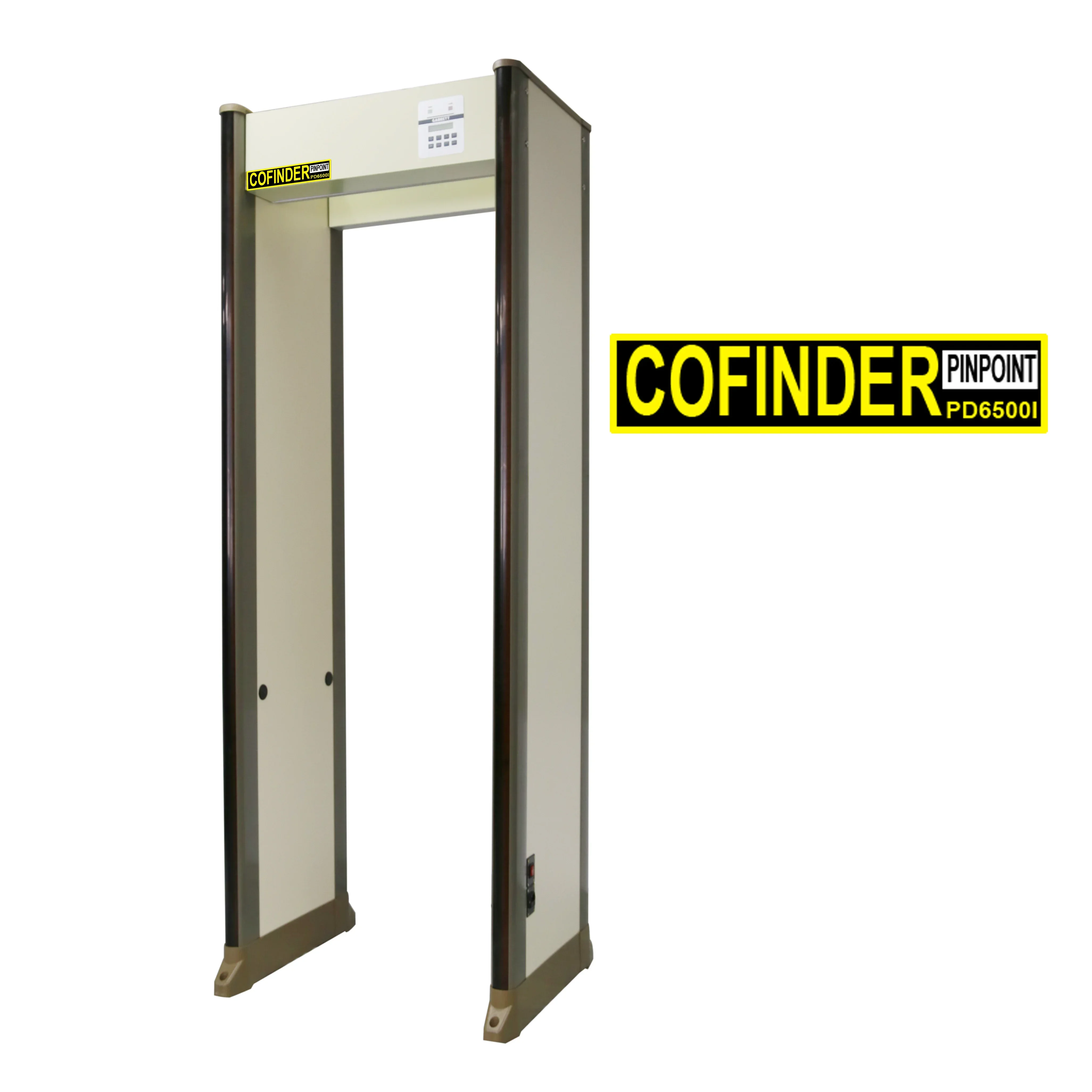 High Sensitivity Door Frame Metal Detector 33 Zones Walkthrough Metal Detector for security checking