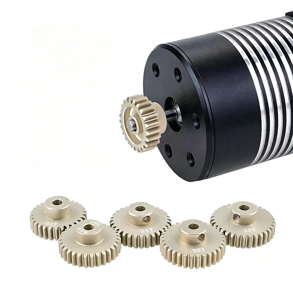 0.6M 17T 18T 19T 20T 21T 22T 23T 24T 25T 26T-30T 31T-33T Metal Pinion Motor Gear for 1/10 RC Car Brushless Motor Parts 3.175mm